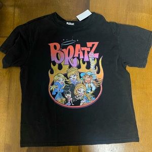 Black Bratz graphic tee never worn and can really fit anybody for anywhere.